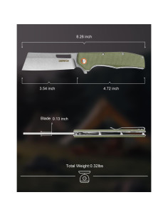 Cuchillo Plegable Dispatch DP8064-SD, 9 cm Hoja Acero Inoxidable 2