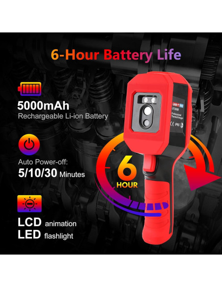 Cámara Térmica UNI-T UTi260B con Lente Macro 256x192