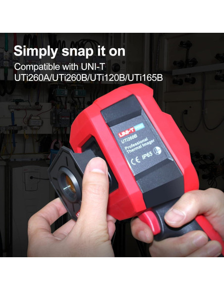 Cámara Térmica UNI-T UTi260B con Lente Macro 256x192