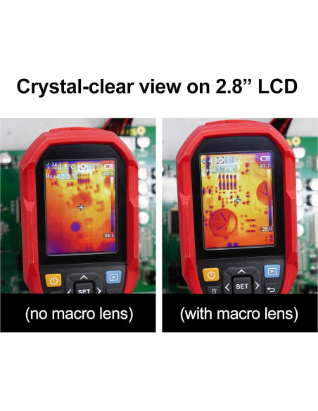 Cámara Térmica UNI-T UTi260B con Lente Macro 256x192