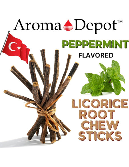 Palitos de Regaliz con Sabor a Menta Aroma Depot 453 g