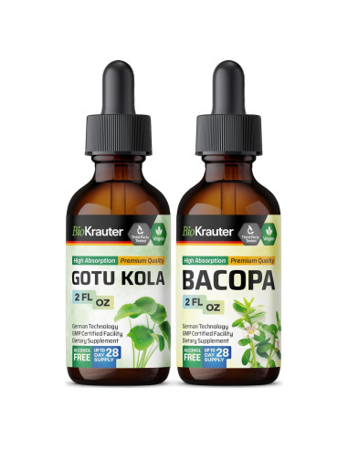 Tintura de Gotu Kola y Bacopa BioKrauter 59 ml Vegana