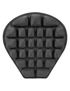 Funda Inflable Cojín de Asiento Motocicleta JFT Negro 36x37cm
