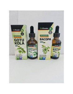 Tintura de Gotu Kola y Bacopa BioKrauter 59 ml Vegana 2