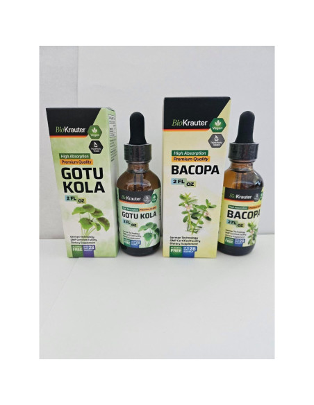 Tintura de Gotu Kola y Bacopa BioKrauter 59 ml Vegana