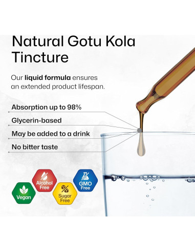 Tintura de Gotu Kola y Bacopa BioKrauter 59 ml Vegana