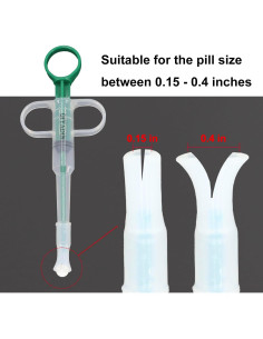 Disparador de Pastillas para Gatos PetHouzz con 2 Puntales de Silicona 2