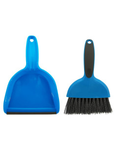 Juego de Limpieza para Jaulas de Mascotas Travel Ez - Recogedor y Escoba