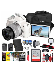 Cámara Digital Sin Espejo Canon EOS M50 15-45mm Blanco + Kit Completo