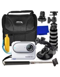 Cámara de Acción Insta360 GO 3 128GB - Paquete Esencial 14 Piezas