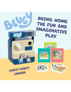 Cámara Chikit Chikit Bluey con 10 Tarjetas y 3 Cartuchos 2