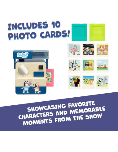 Cámara Chikit Chikit Bluey con 10 Tarjetas y 3 Cartuchos