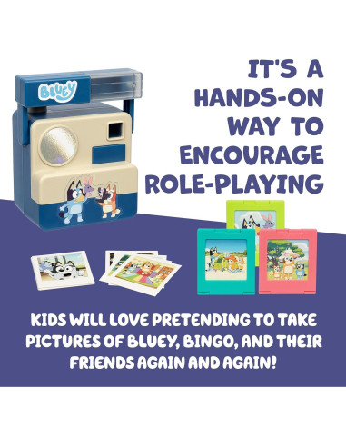 Cámara Chikit Chikit Bluey con 10 Tarjetas y 3 Cartuchos