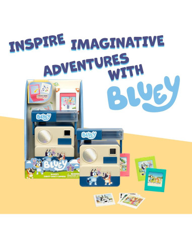 Cámara Chikit Chikit Bluey con 10 Tarjetas y 3 Cartuchos