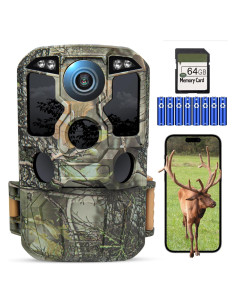 Cámara de sendero KJK 8K 84MP WiFi visión nocturna IP67