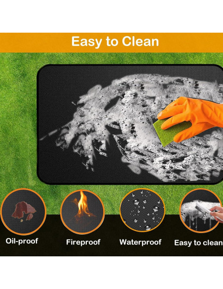 Mats para Parrilla JCOMORY 121.9 x 76.2 cm a Prueba de Fuego