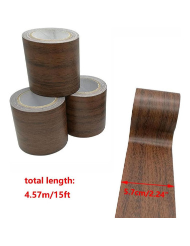 Cinta adhesiva de madera SagaSave 5.7 cm x 4.57 m dorada
