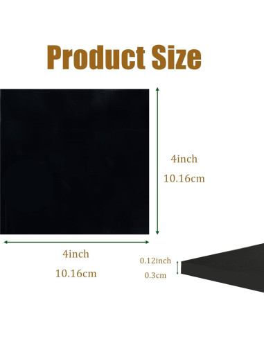 Almohadillas Antivibración ZSUCUN 4 Piezas 10.16x10.16 cm