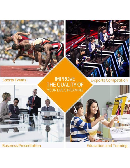 Mezclador de Video LIVEPRO L1 FEELWORLD 4 Entradas HDMI USB 3.0