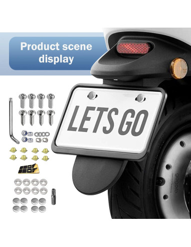 Kits de Tornillos de Seguridad Opuweiy para Placas de Matrícula