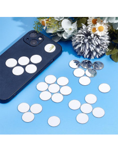 300 Espejos Mosaico Redondos Autoadhesivos 20mm PH PandaHall 2