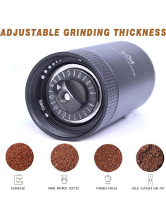 Molinillo de Café Manual Miscedence M-KCG Acero Inoxidable 2