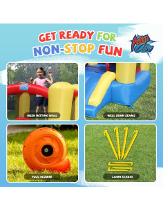 Castillo Inflable Action Air 9309Y para Niños 3-4 Años 2