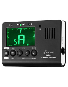 Afinador Metrónomo Digital Donner DMT-01 para Guitarra y Viento