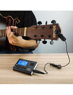 Afinador Metrónomo Digital Donner DMT-01 para Guitarra y Viento 2