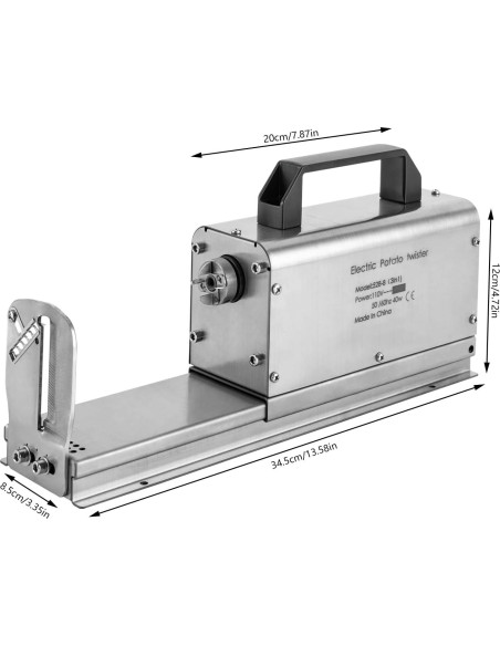 Cortadora de Patatas Eléctrica 3 en 1 LOYALHEARTDY 40W