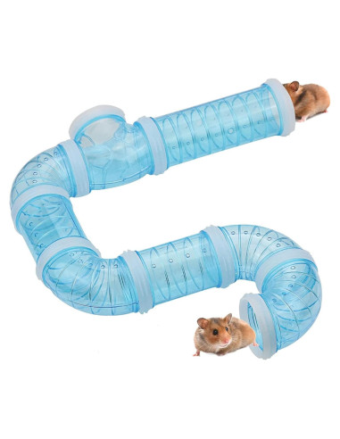 Túnel de Hámster Hamiledyi Azul 5.33 cm Expandible