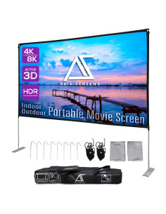 Pantalla de proyector portátil Akia 125" (317.5 cm) 16:9 HD