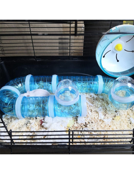 Túnel de Hámster Hamiledyi Azul 5.33 cm Expandible