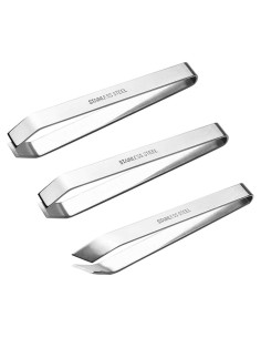 Set de 3 Pinzas de Espinas de Pescado maxin - Acero Inoxidable