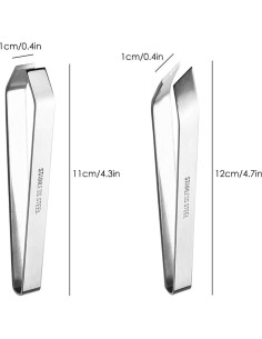 Set de 3 Pinzas de Espinas de Pescado maxin - Acero Inoxidable 2