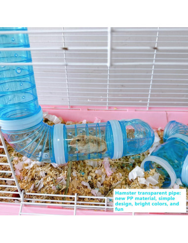 Túnel de Hámster Hamiledyi Azul 5.33 cm Expandible