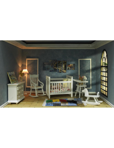 Conjunto de Muebles Miniatura iLAND 14pcs para Casa de Muñecas