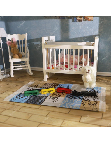 Conjunto de Muebles Miniatura iLAND 14pcs para Casa de Muñecas