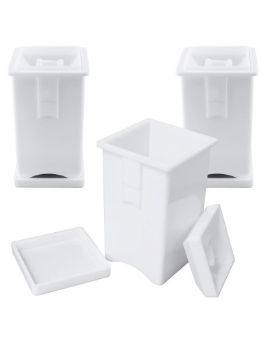 Esparcidor de Mantequilla DGZJSM 3PCS Plástico Blanco 7.7cm