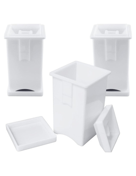 Esparcidor de Mantequilla DGZJSM 3PCS Plástico Blanco 7.7cm