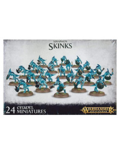 Miniatura Skinks Seraphon Games Workshop 24 piezas 198g
