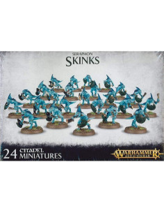 Miniatura Skinks Seraphon Games Workshop 24 piezas 198g 2