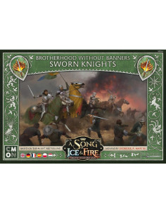 Juego de Miniaturas de Mesa CMON Caballeros Juramentados 4 Figuras 2