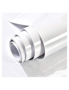 Papel Contacto Autoadhesivo Blanco Brillante TANONE 40x200 cm