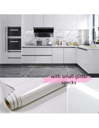 Papel Contacto Autoadhesivo Blanco Brillante TANONE 40x200 cm