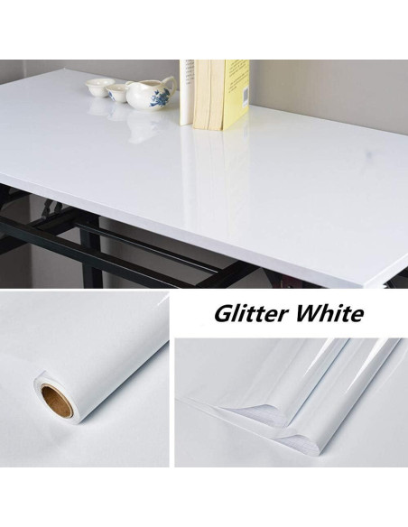 Papel Contacto Autoadhesivo Blanco Brillante TANONE 40x200 cm