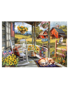 Rompecabezas 500 Piezas Buffalo Games Sr. Gruñón Gris 54x38cm