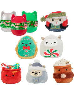 Cápsulas de Misterio Squishmallows Jazwares - 3 Mini Peluches 10 cm 2