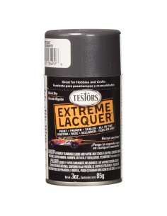 Pintura en aerosol Testors 1849MT 85 g Grafito Brillante
