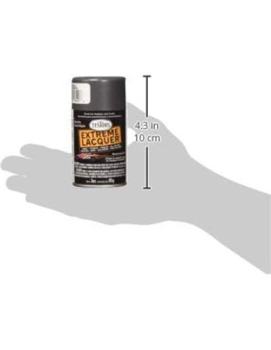 Pintura en aerosol Testors 1849MT 85 g Grafito Brillante